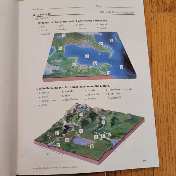 Abeka Old World History Geography Maps Activities Textbook 6 Book Lot Homeschool - Picture 6 of 6